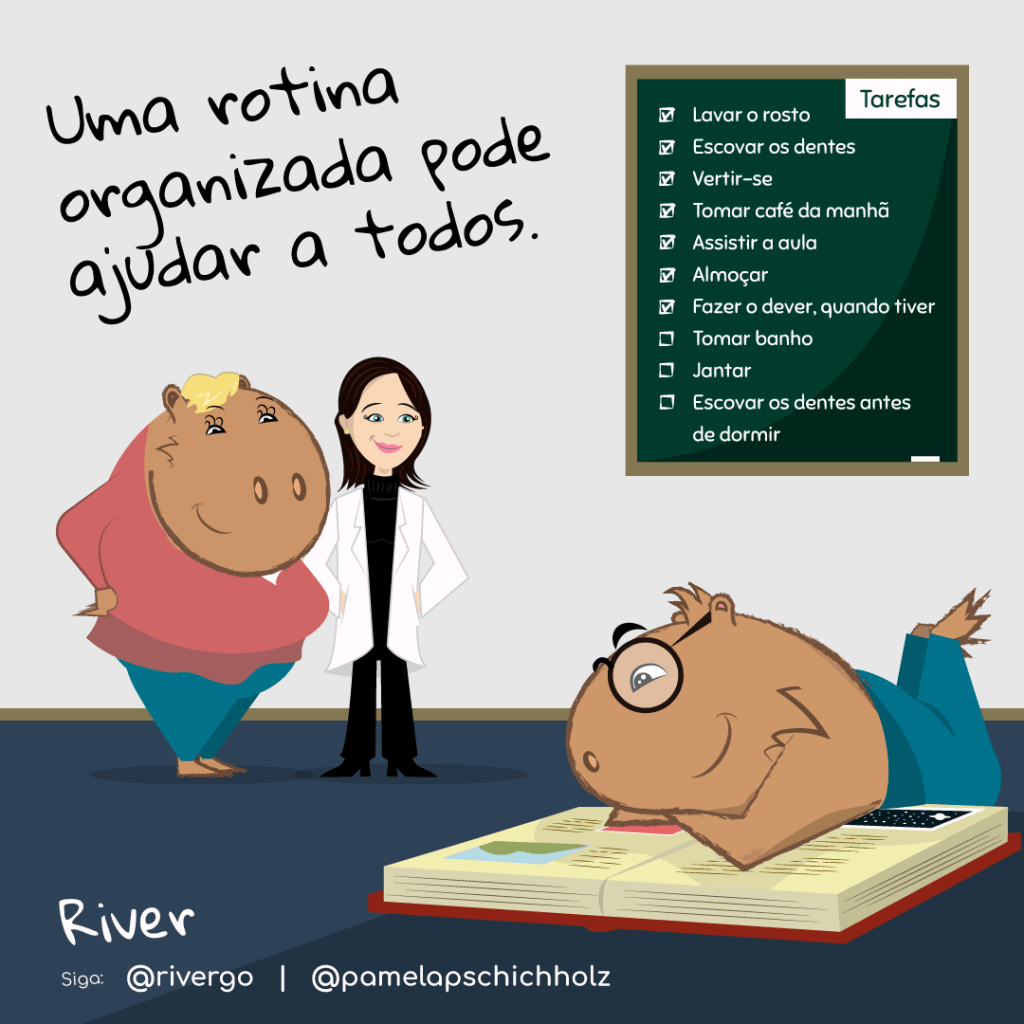 Uma rotina organizada pode ajudar a&nbsp;todos