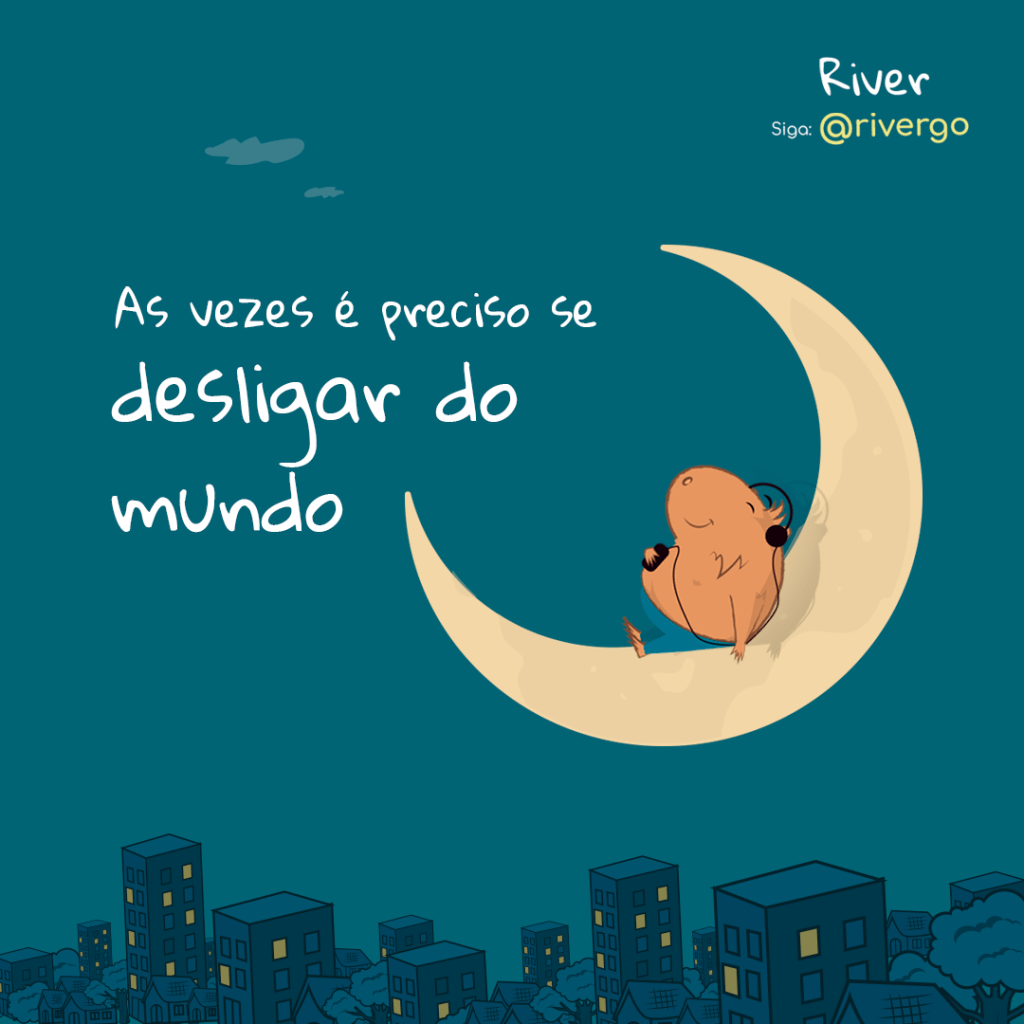 As vezes é preciso se desligar do&nbsp;mundo