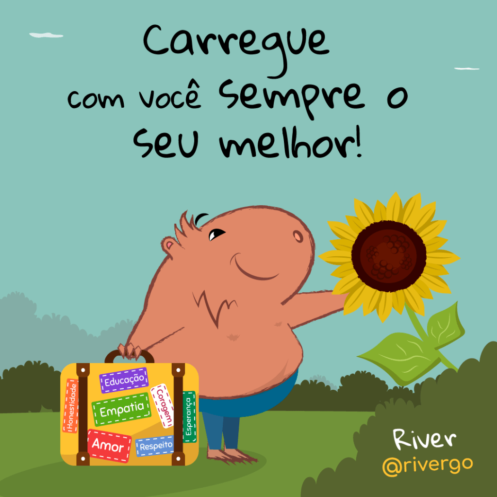 Carregue com você sempre o seu&nbsp;melhor!