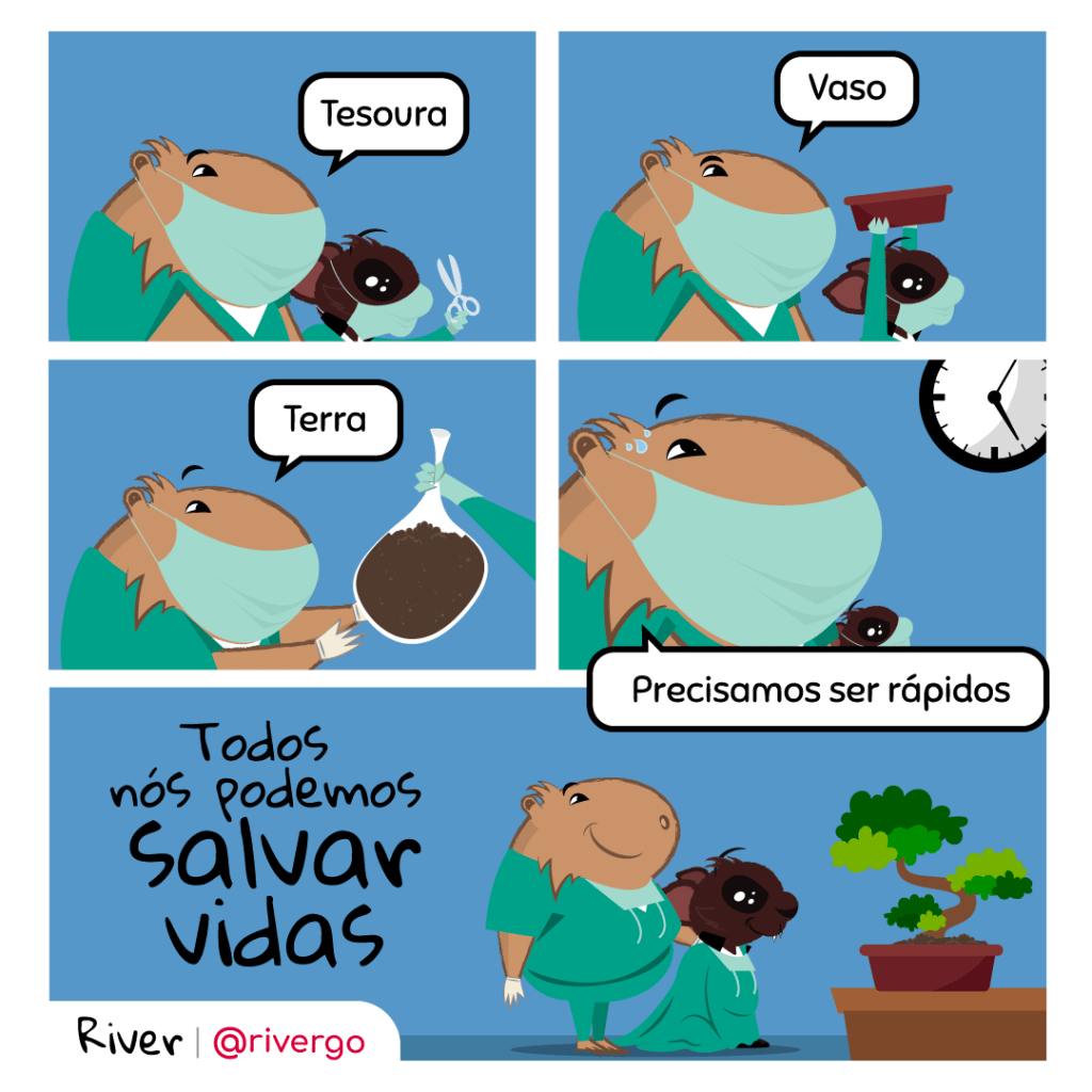 Todos nós podemos salvar&nbsp;vidas