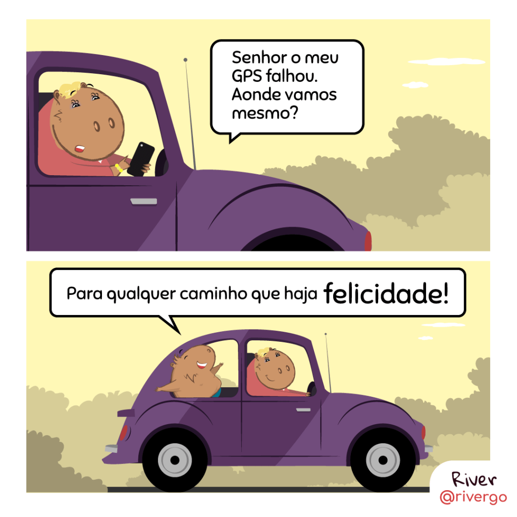 Indo para qualquer lugar que haja&nbsp;felicidade!